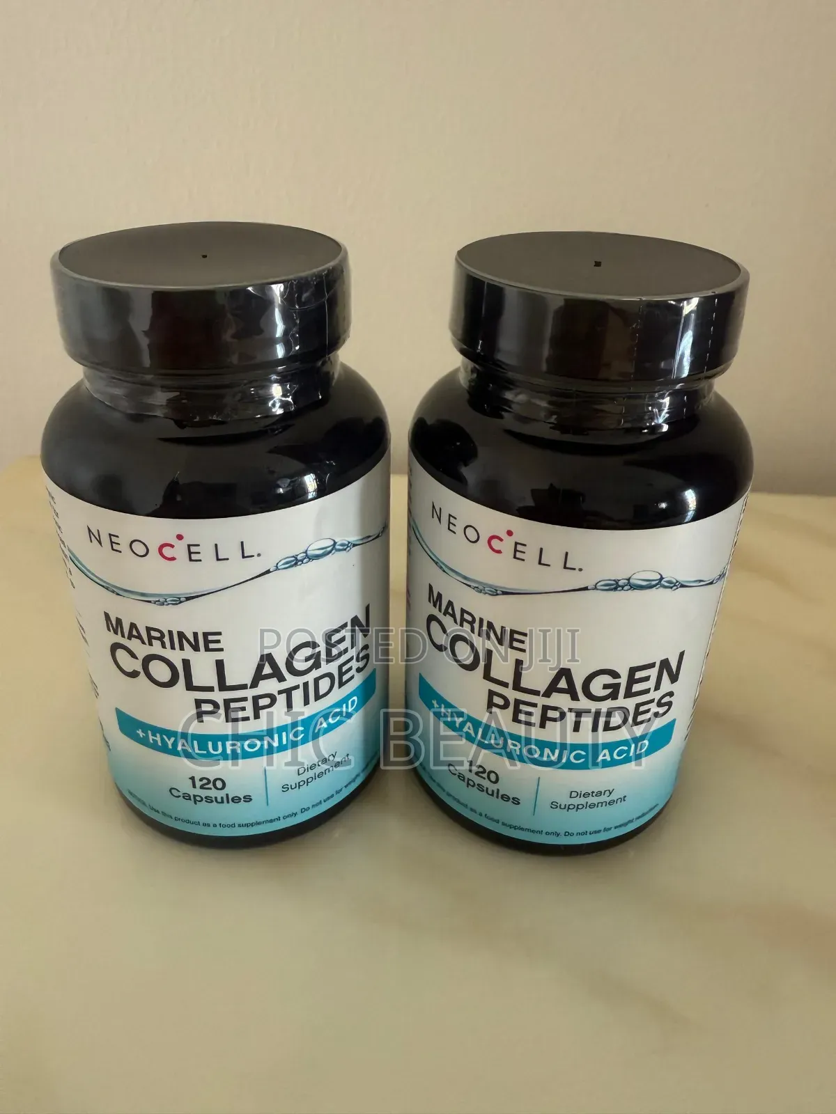 Neocell Marine Collagen Peptides, Hyaluronic Acid 120 Capsules