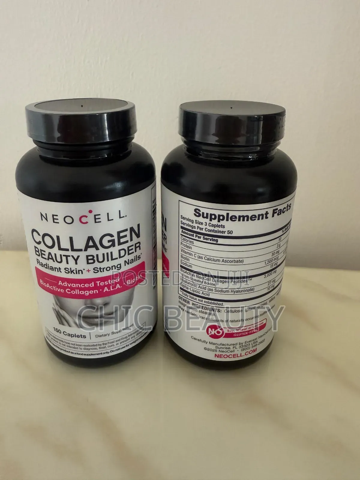 Neocell Collagen, Biotin, Beauty Builder Skin, Hair, Nails 150 Capsule