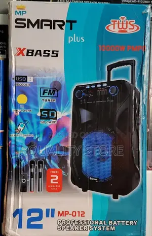 Smart Plus 12 "Proffessional Battery Speaker System Mp-012