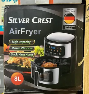 Silver Crest 8l Air Fryer Oil-free Cooking.