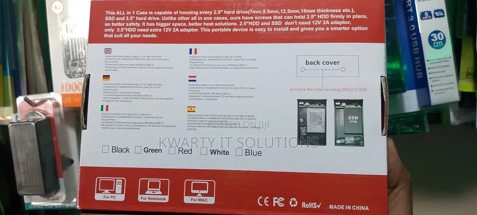 HDD Enclosure/Case (Desktop Laptop)