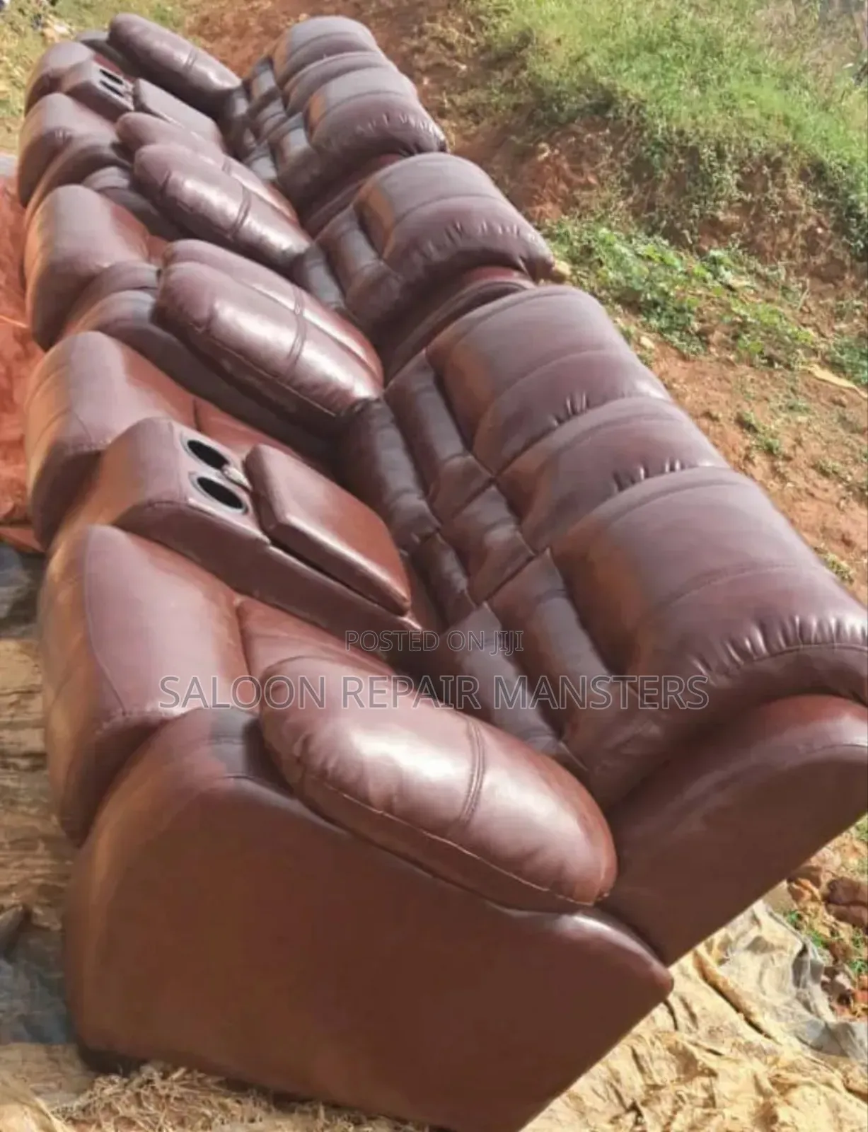 Chairs for Sale in Blown Leather Colour Made in Fiber and Mattress