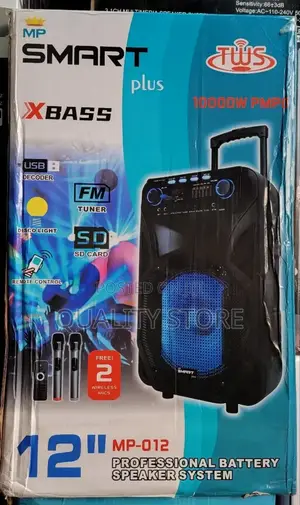 Smart Plus 12 "Proffessional Battery Speaker System Mp-012