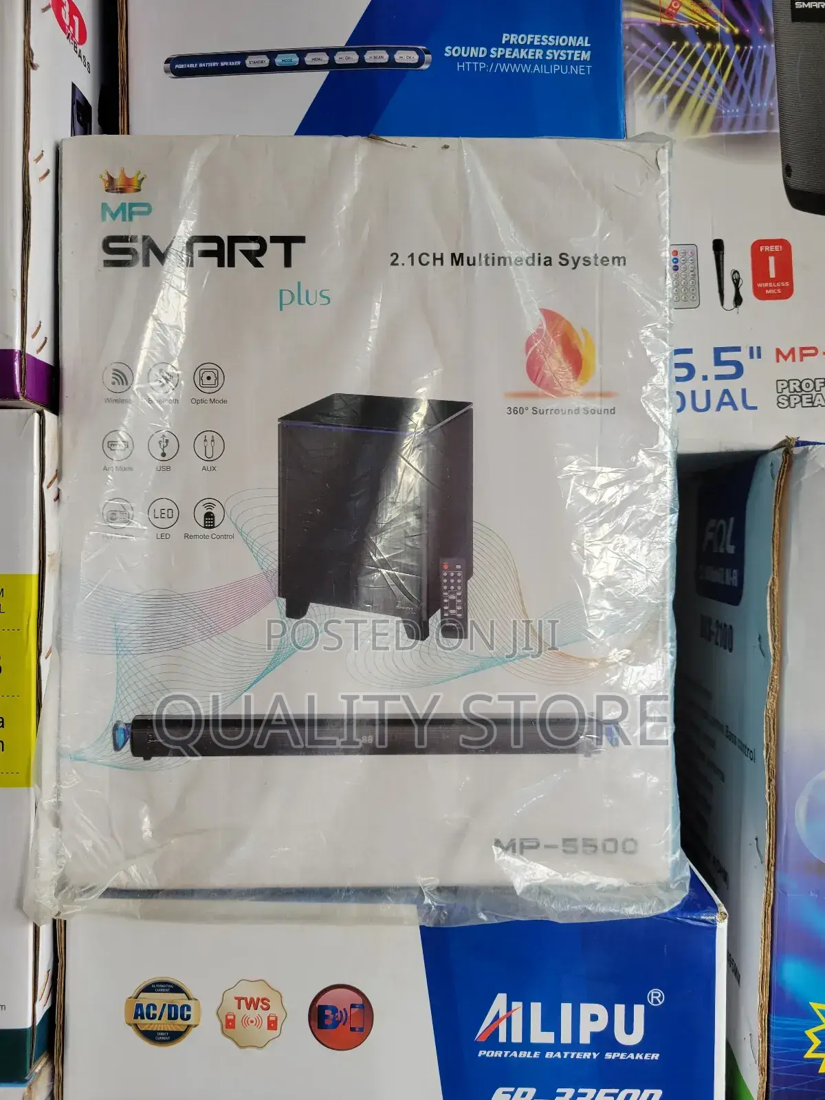 Smart Plus Sound Bar 2.1 Multimedia Speaker System