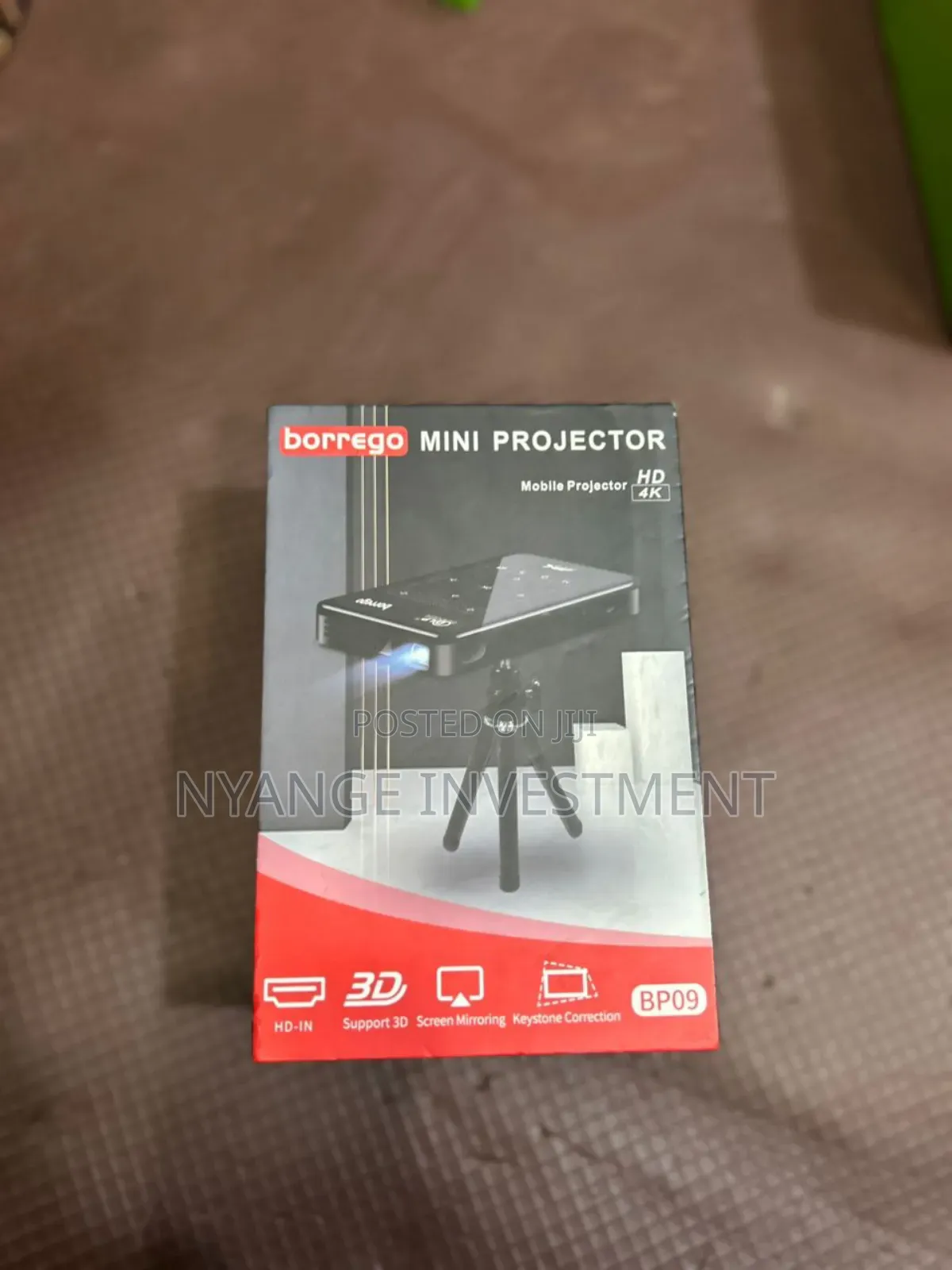 Bp09 Borego Portable Mini Smart Projector Designed for Home Cinema.