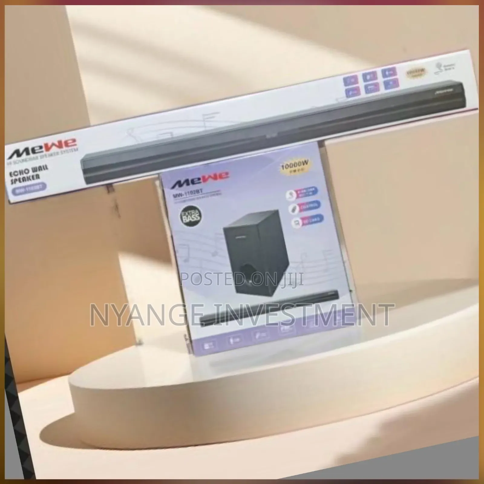 Mewe Soundbar . Me We Sound Bar and Speaker