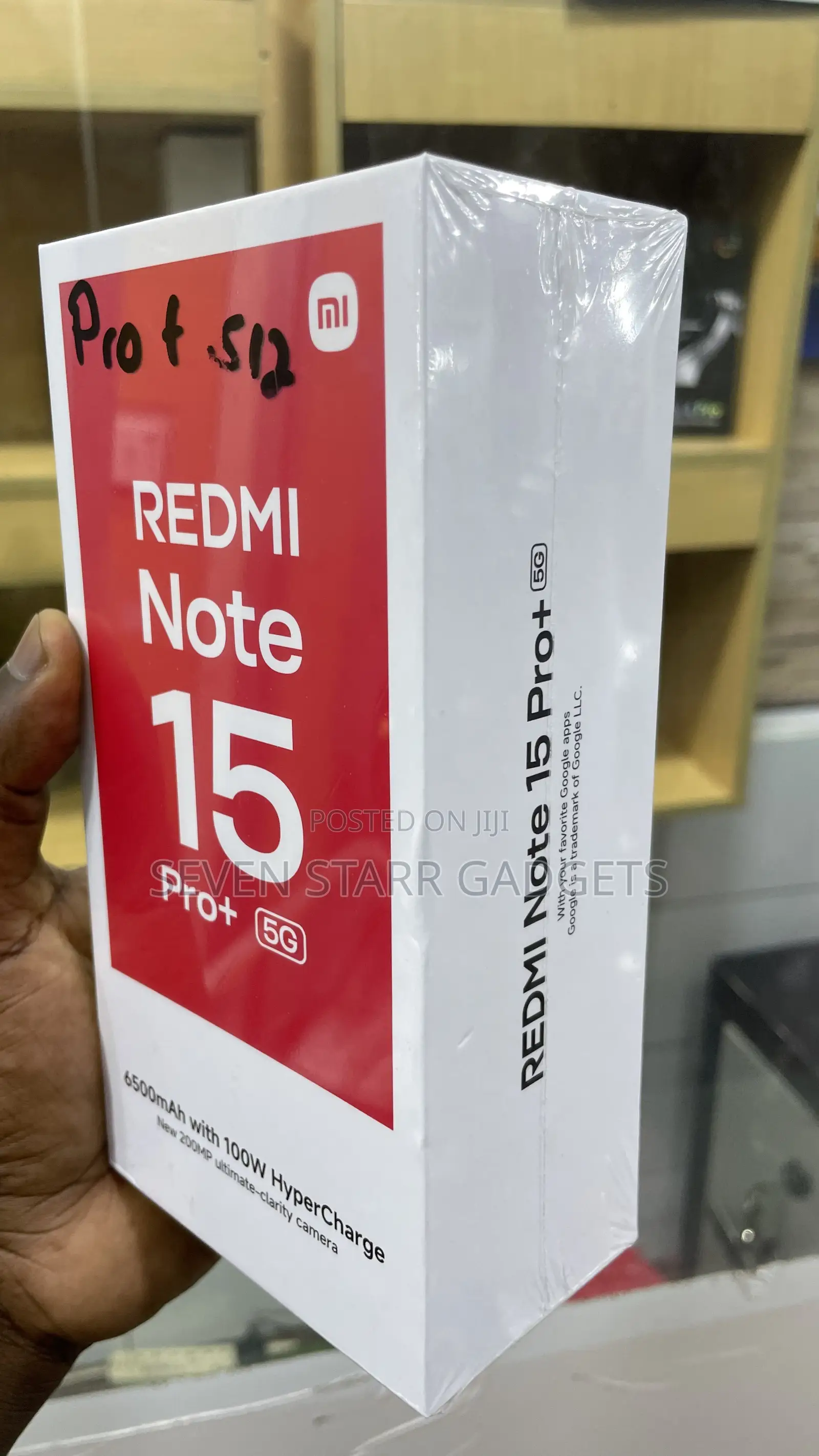 New Xiaomi Redmi Note 15 Pro+ 512 GB Black