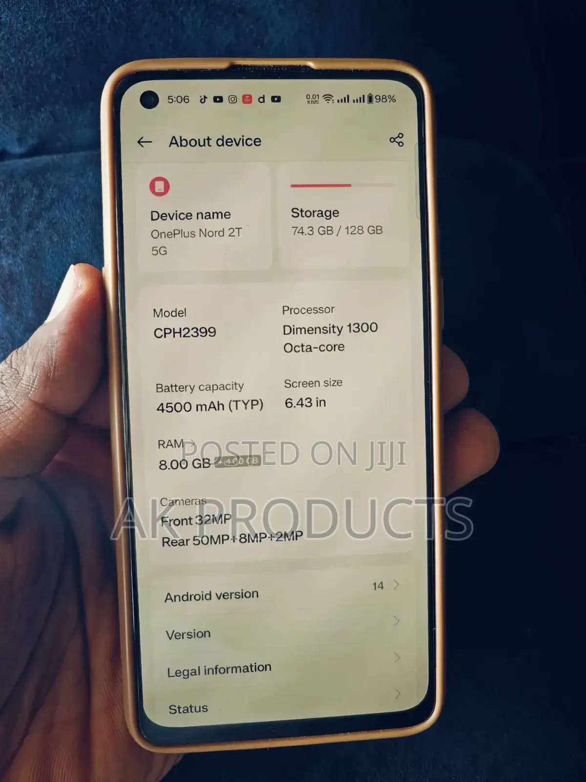 OnePlus Nord 2T 128 GB