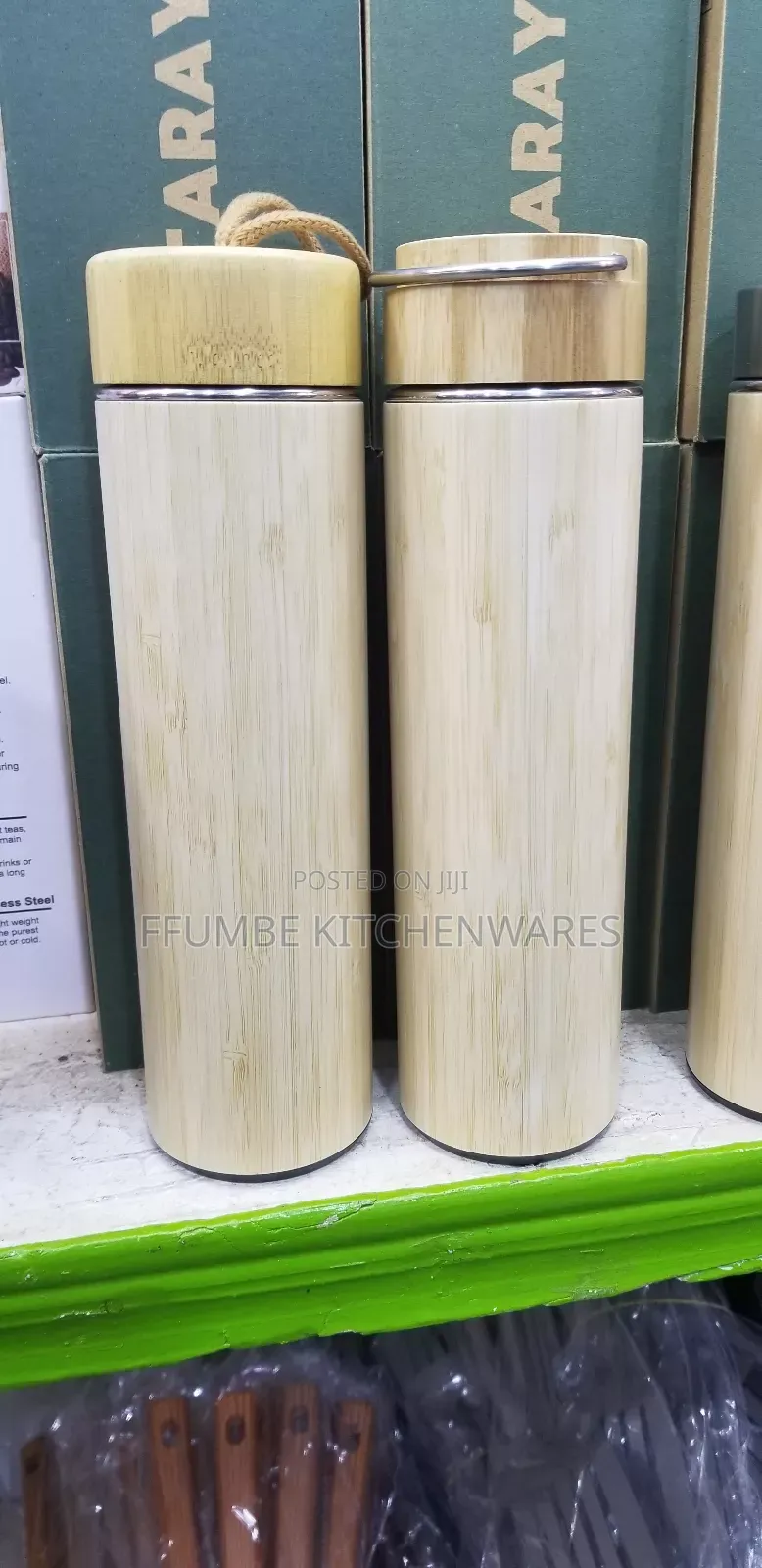 Wooden Travel Bottle Flask