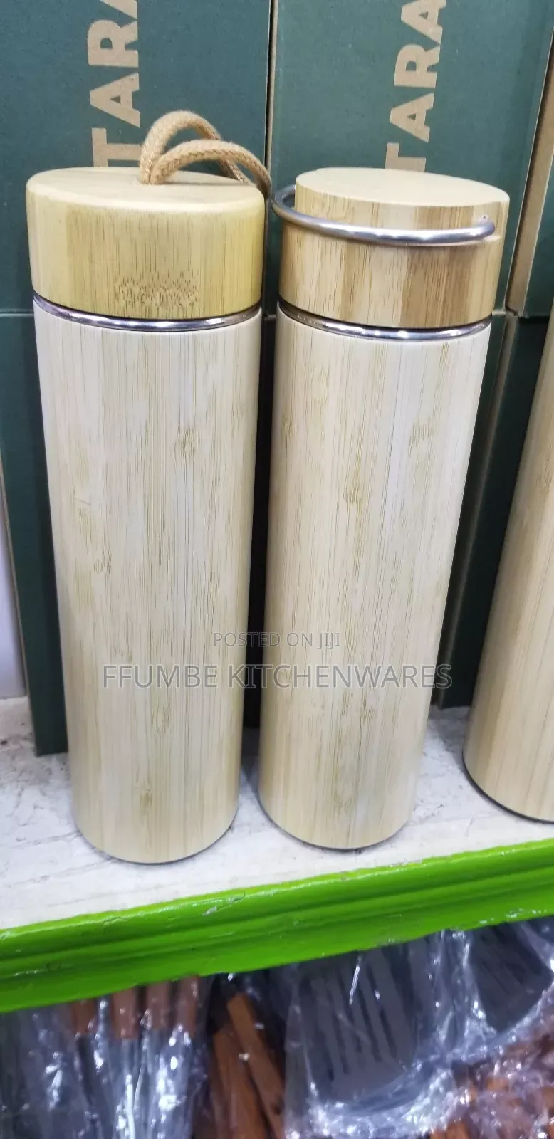 Wooden Travel Bottle Flask