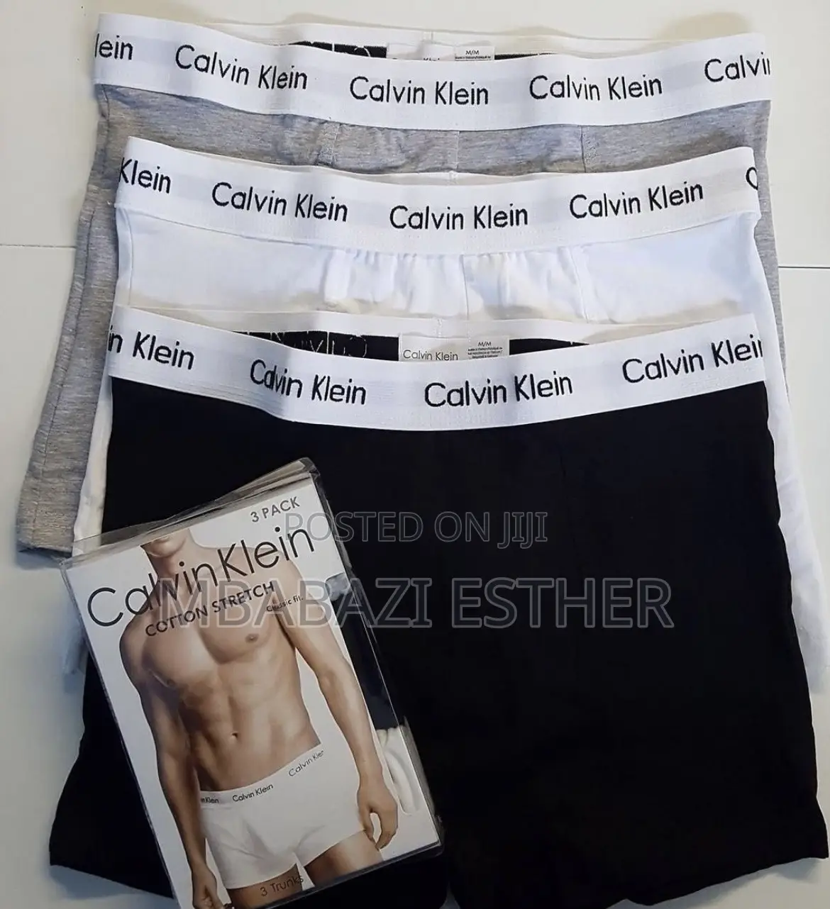 Men Label 3piece Cotton Boxers