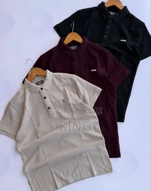 Men's Cas Fitted Cotton Polo T-Shirt.