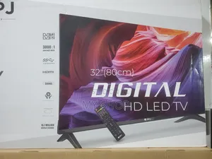 32inch Digital Frameless Tv + Free Wall Mount- Clear Hd Picture