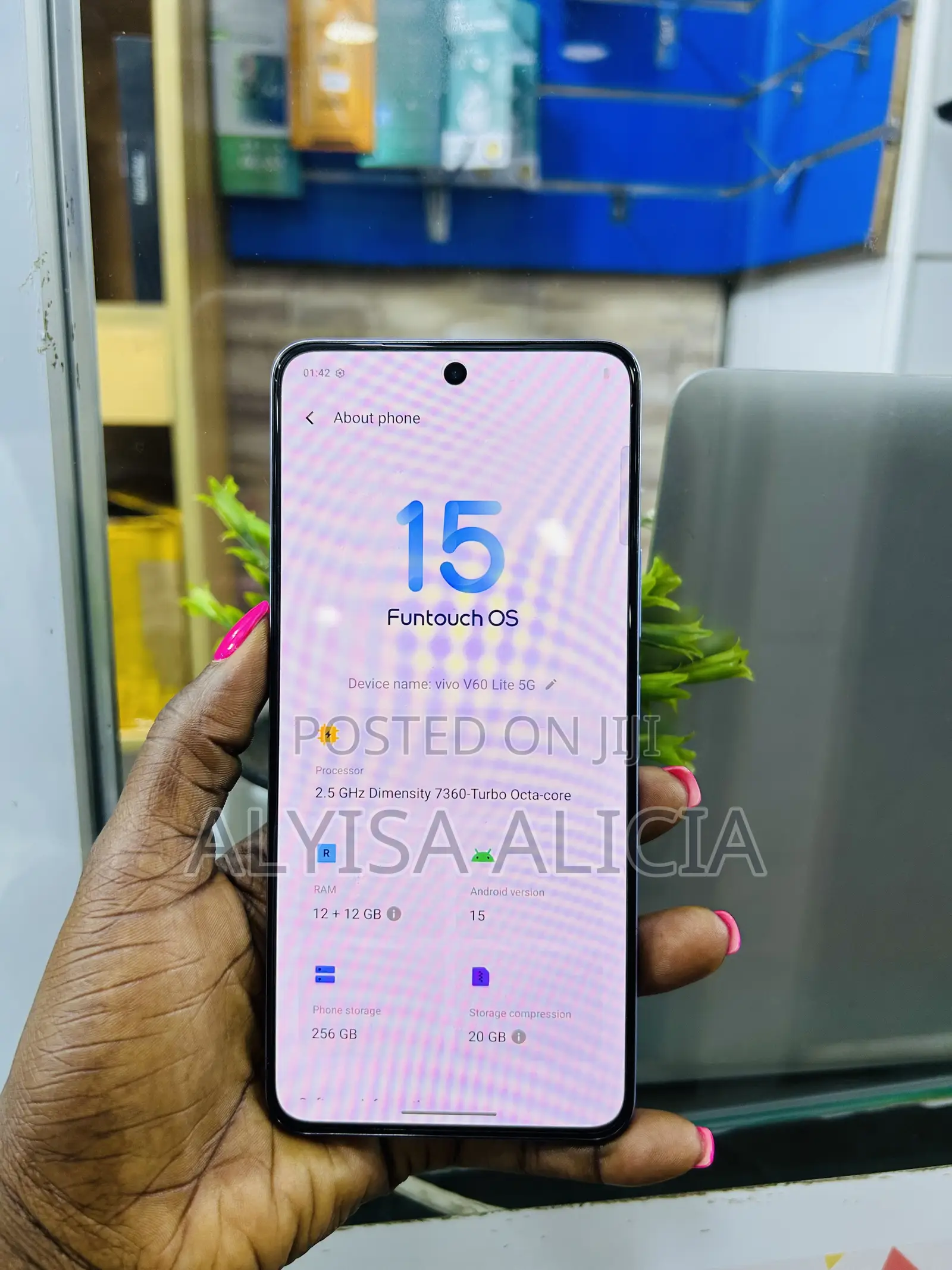 Vivo V60 Lite 256 GB Blue