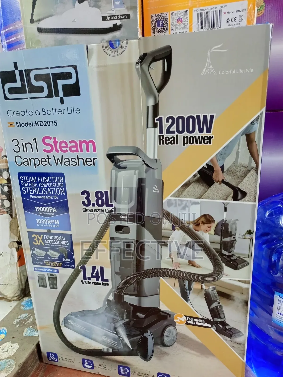 DSP 3-in-1 Steam Carpet Washer.