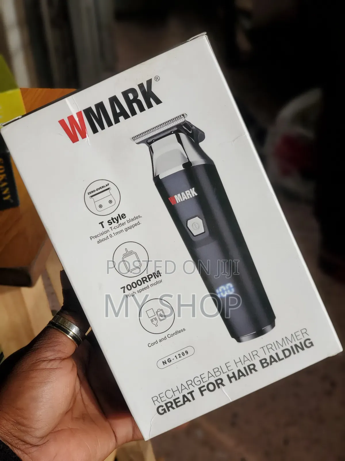 Rechargeable Hair Trimmer - Great for Hair Balding