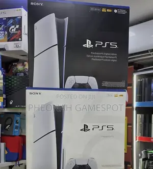 Brand Ps5 Sharp Piece With 2 Pads and 4 Games Installed Ready to Play