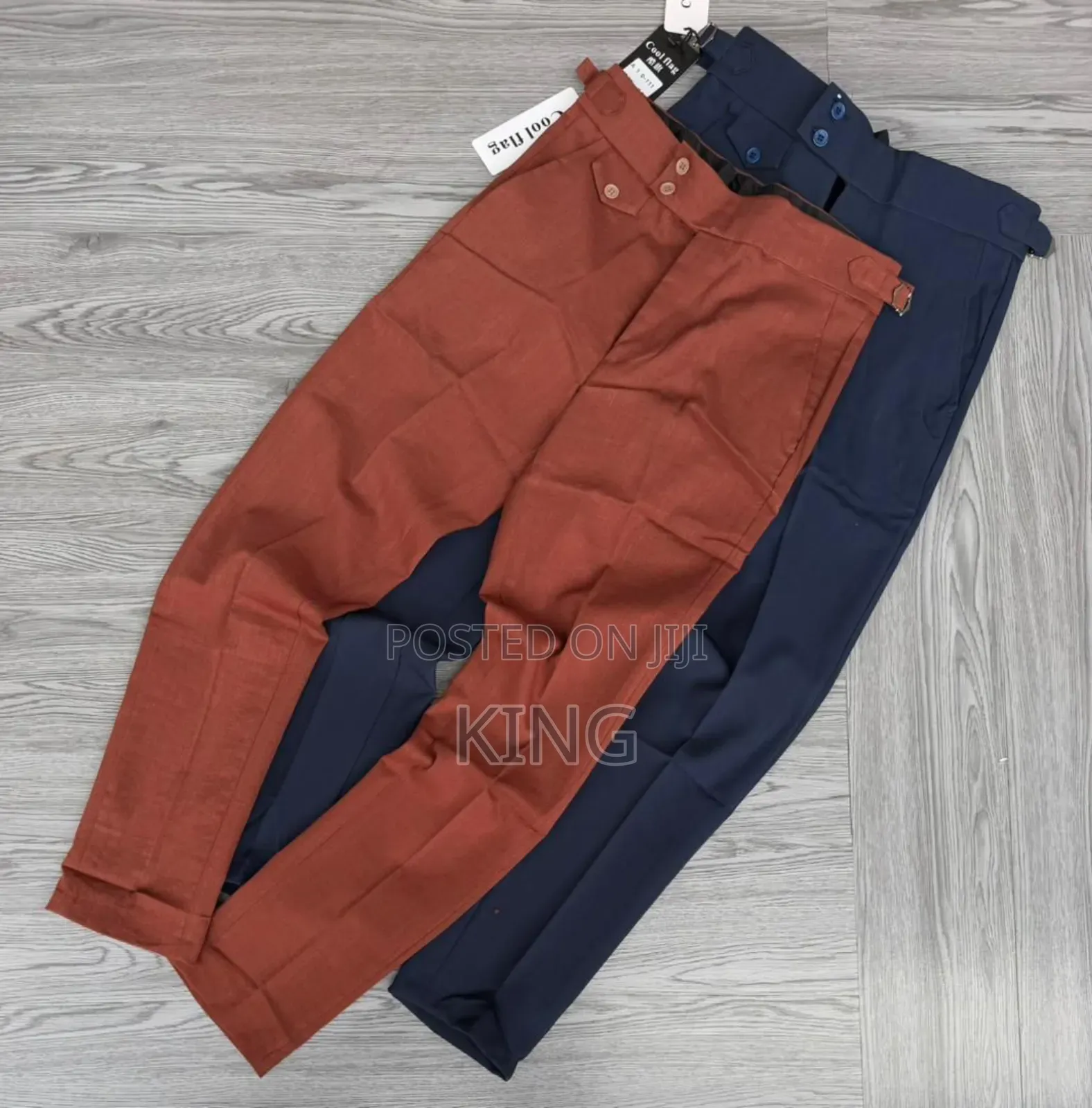 Men's Adjustable Beltless Trousers
