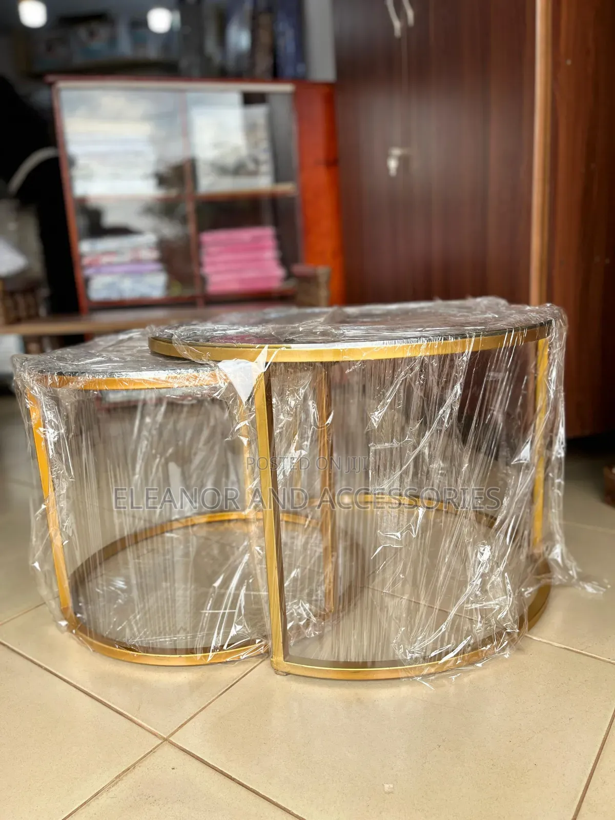 Morden Gold Coffee Nesting Tables