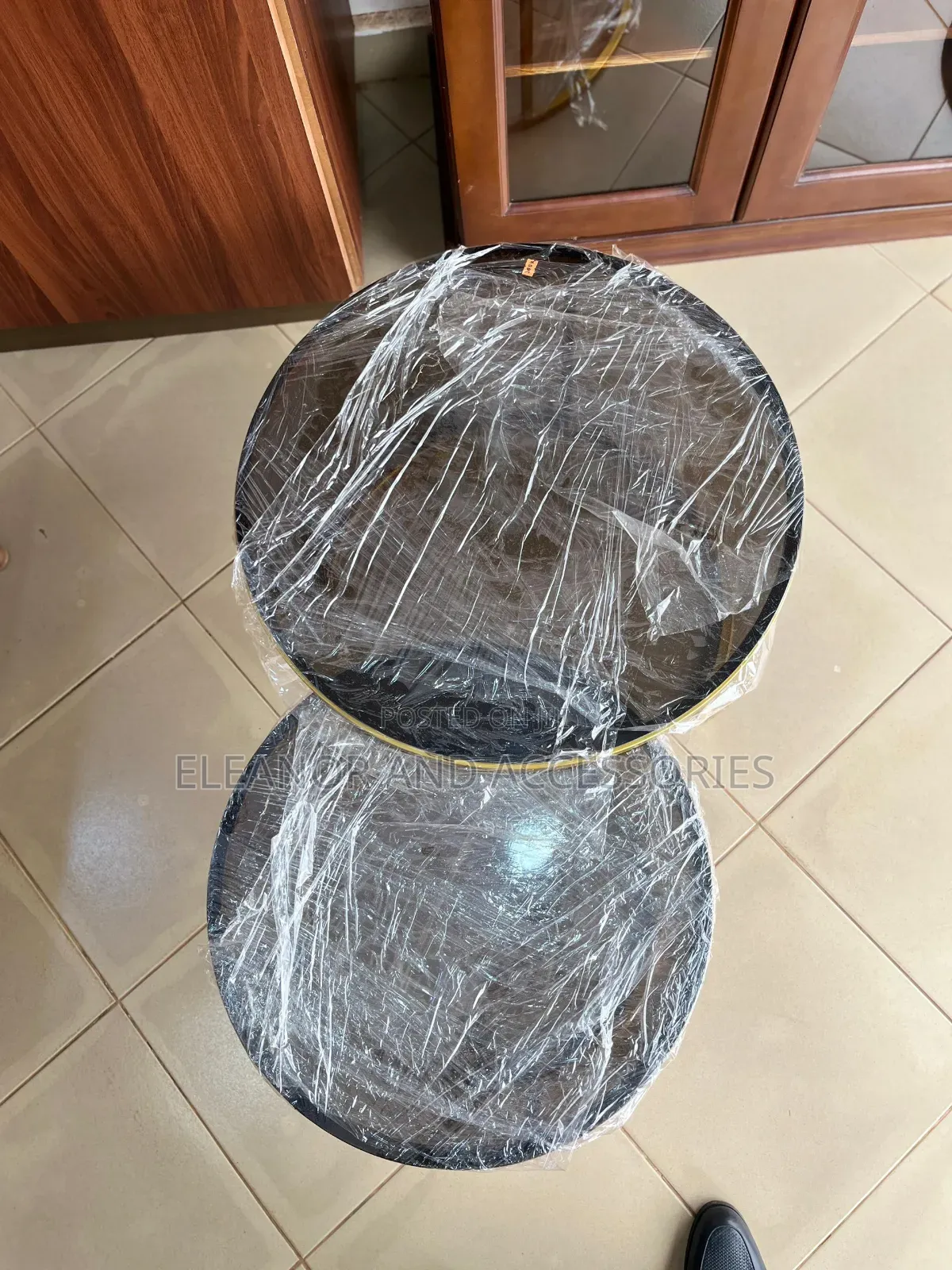 Morden Gold Coffee Nesting Tables