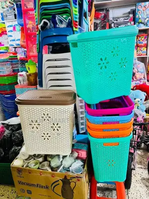 Plastic Laundry Basket Organizer