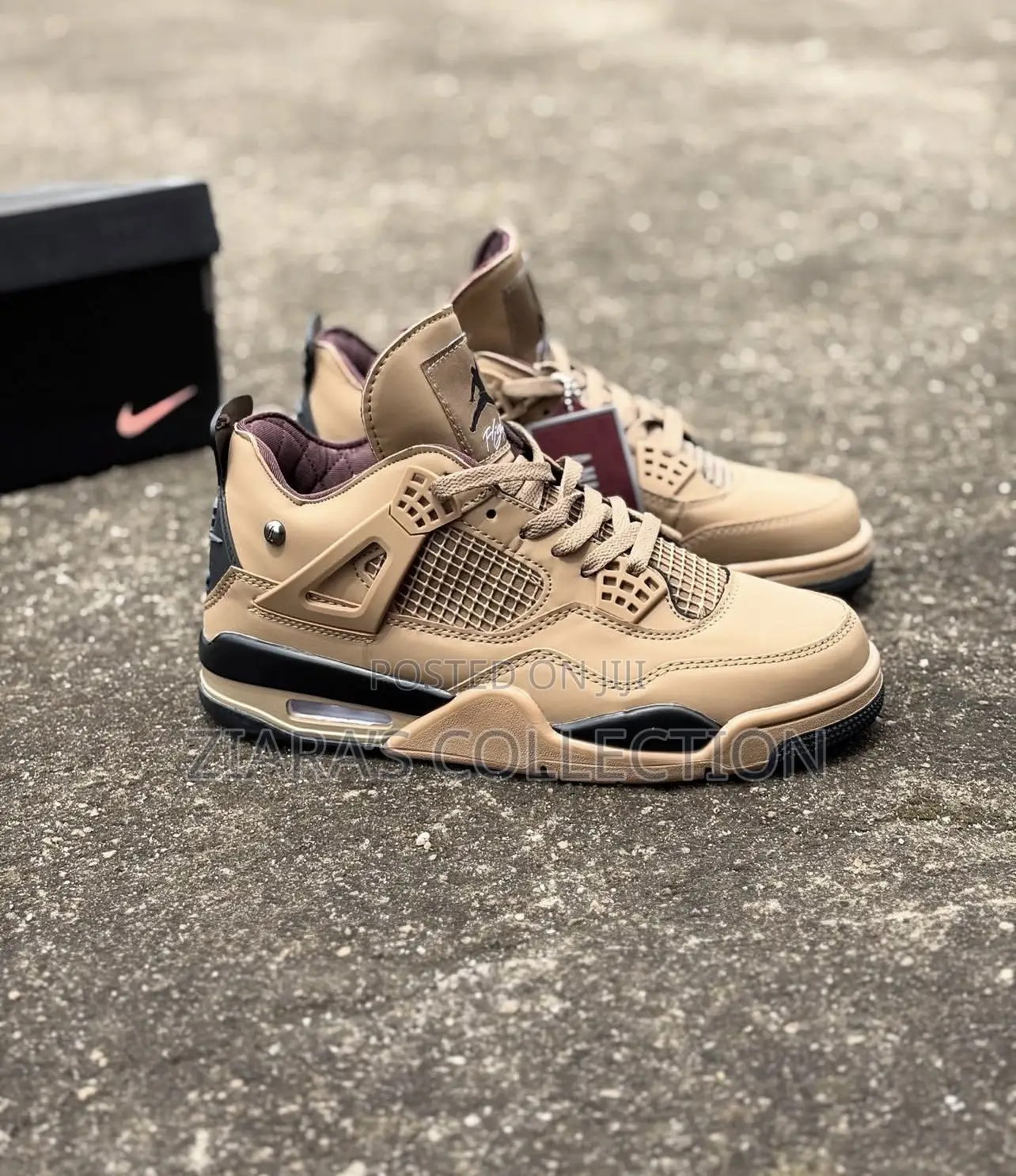 Aj4 in Dark Mocha Sneakers