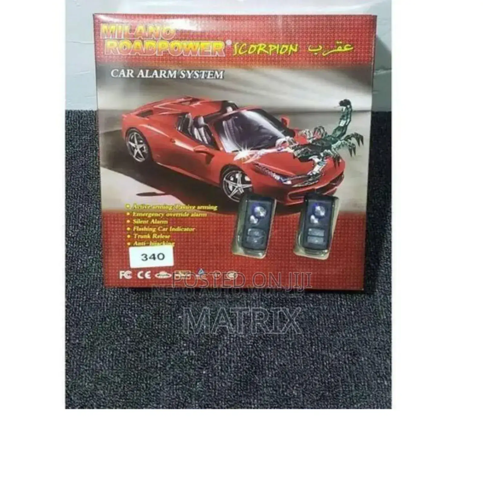 Car Alarm System Anti-Theft Security System