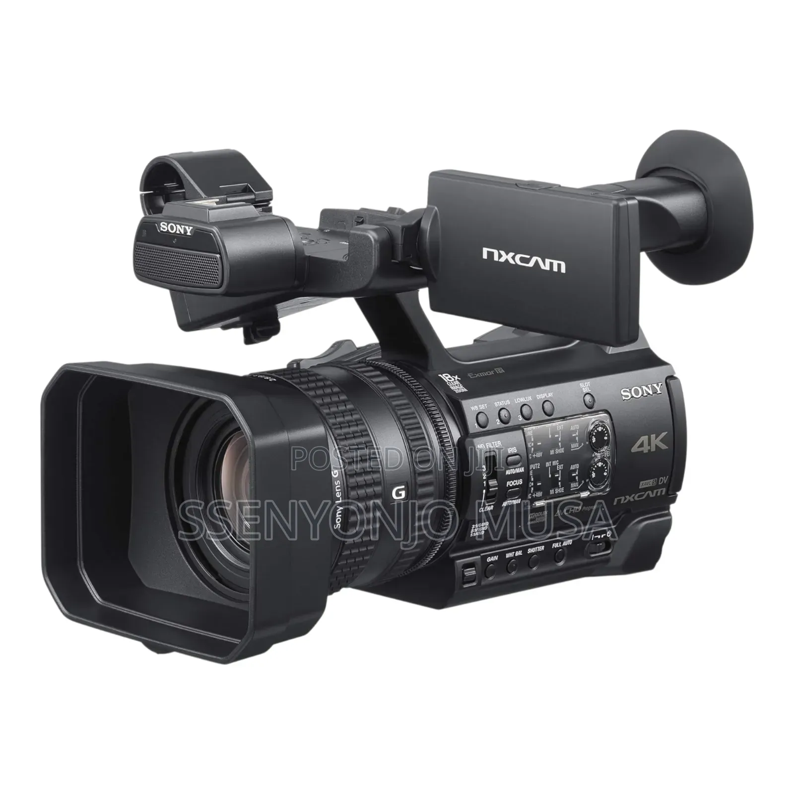 Sony Live Stream Camera HXR-Nx200 – Camcorder, 1" Sensor, 12x Zoom