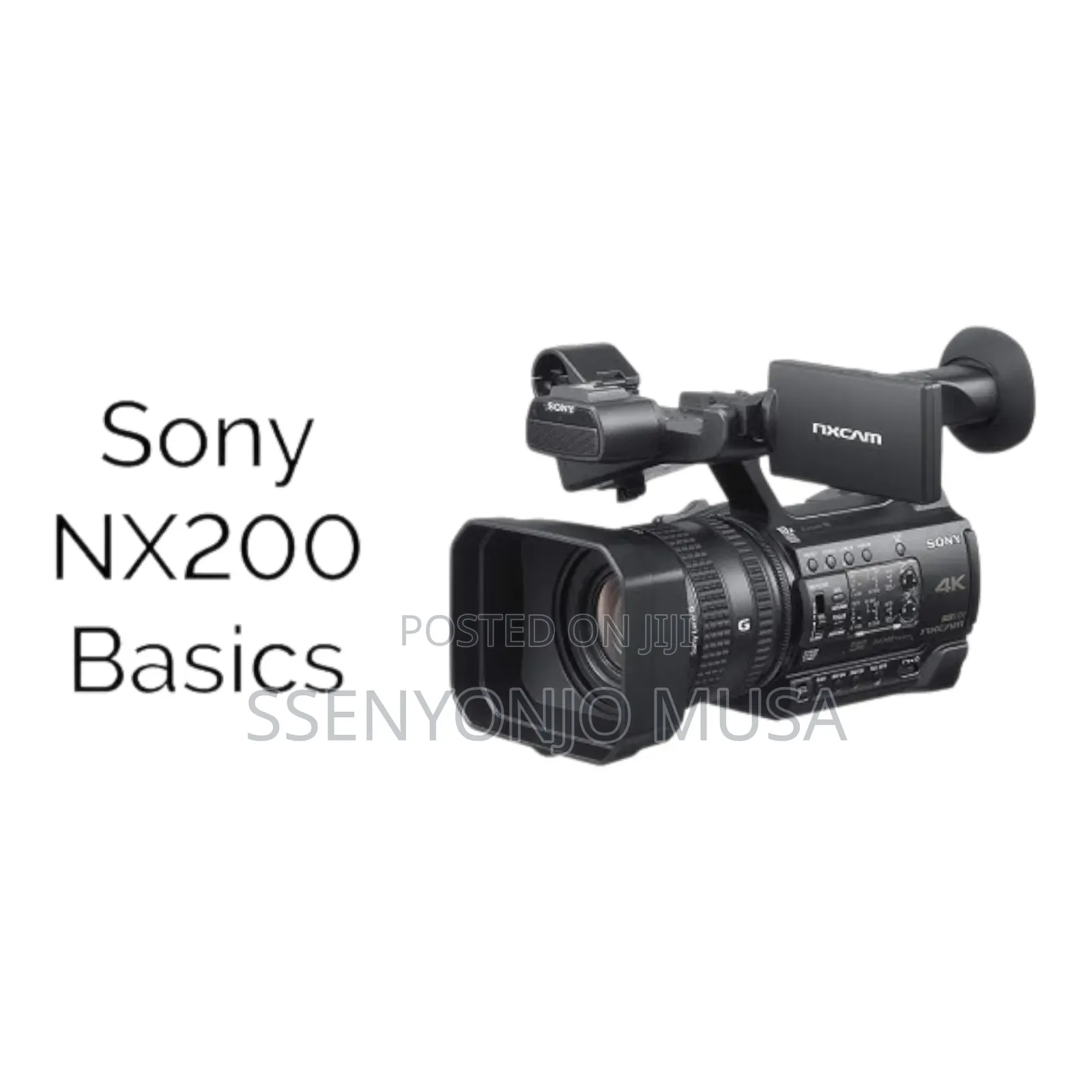 Sony Live Stream Camera HXR-Nx200 – Camcorder, 1" Sensor, 12x Zoom