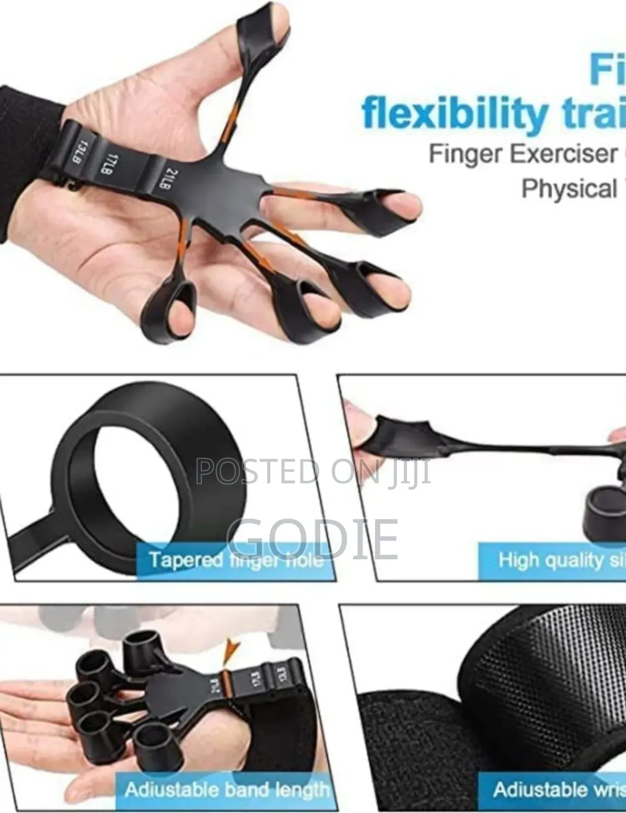 Finger Gripper and Grip Strength Trainer.