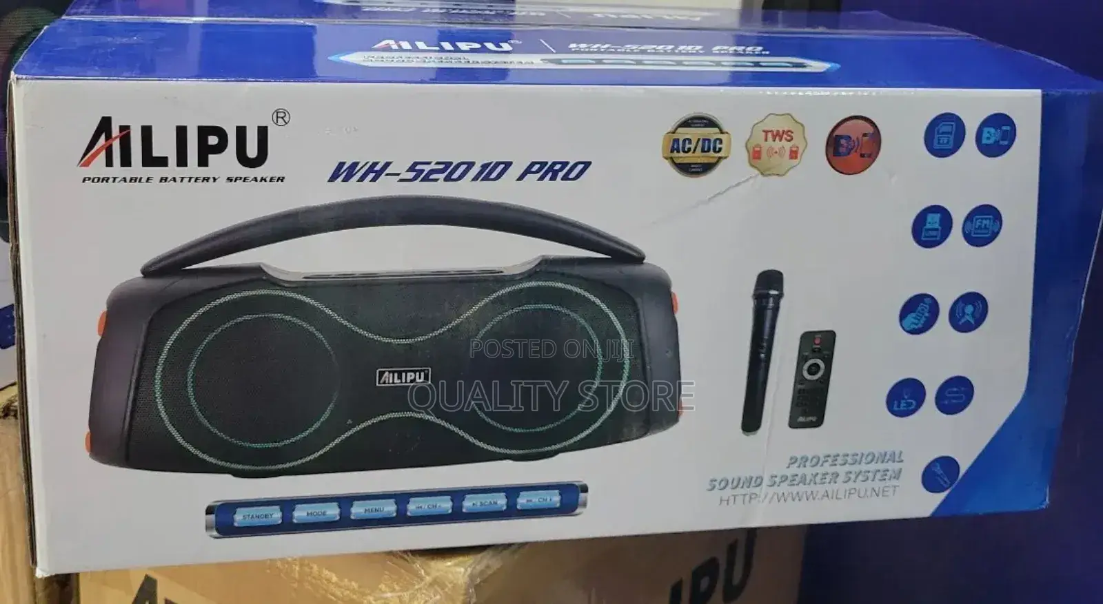 Ailipu Wh-52010 Pro Proffessional Sound Speaker System