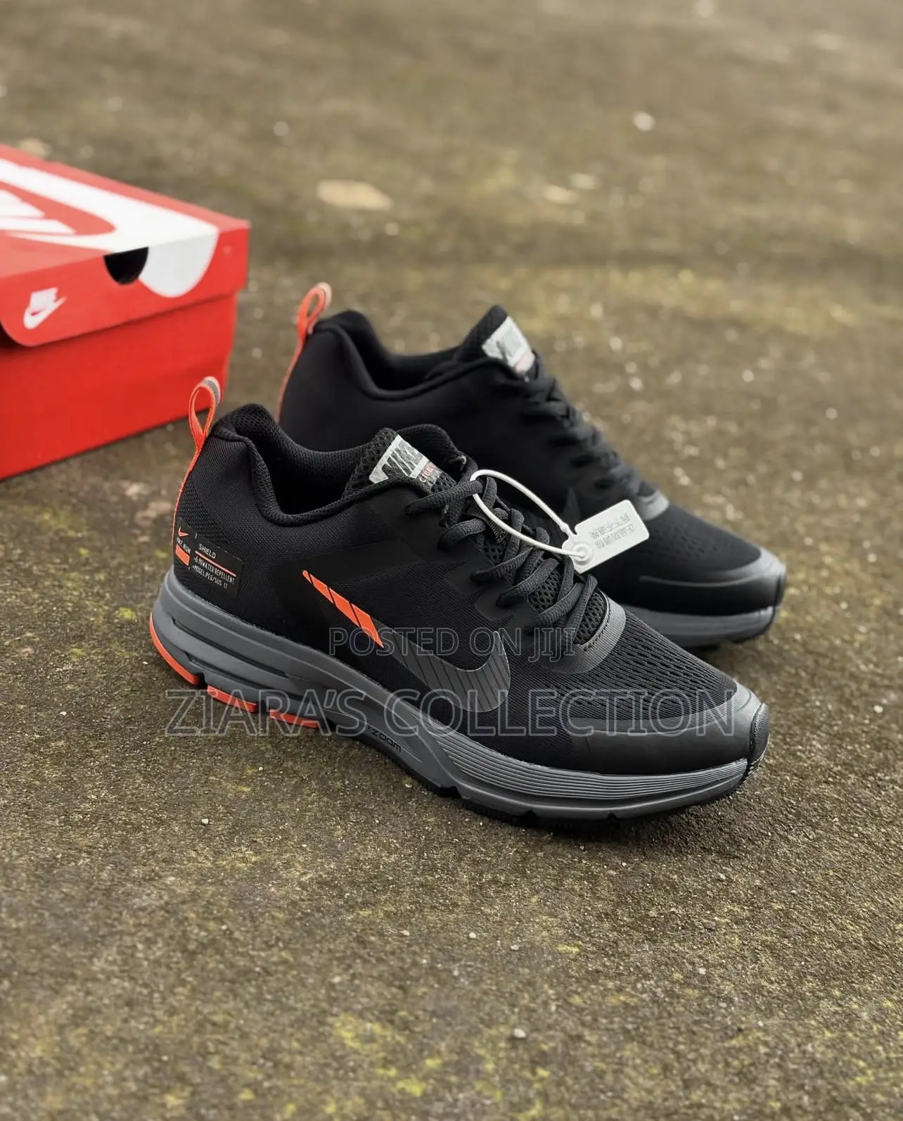 Shield Black/Orange Nike Air Zoom Pegasus Trainers