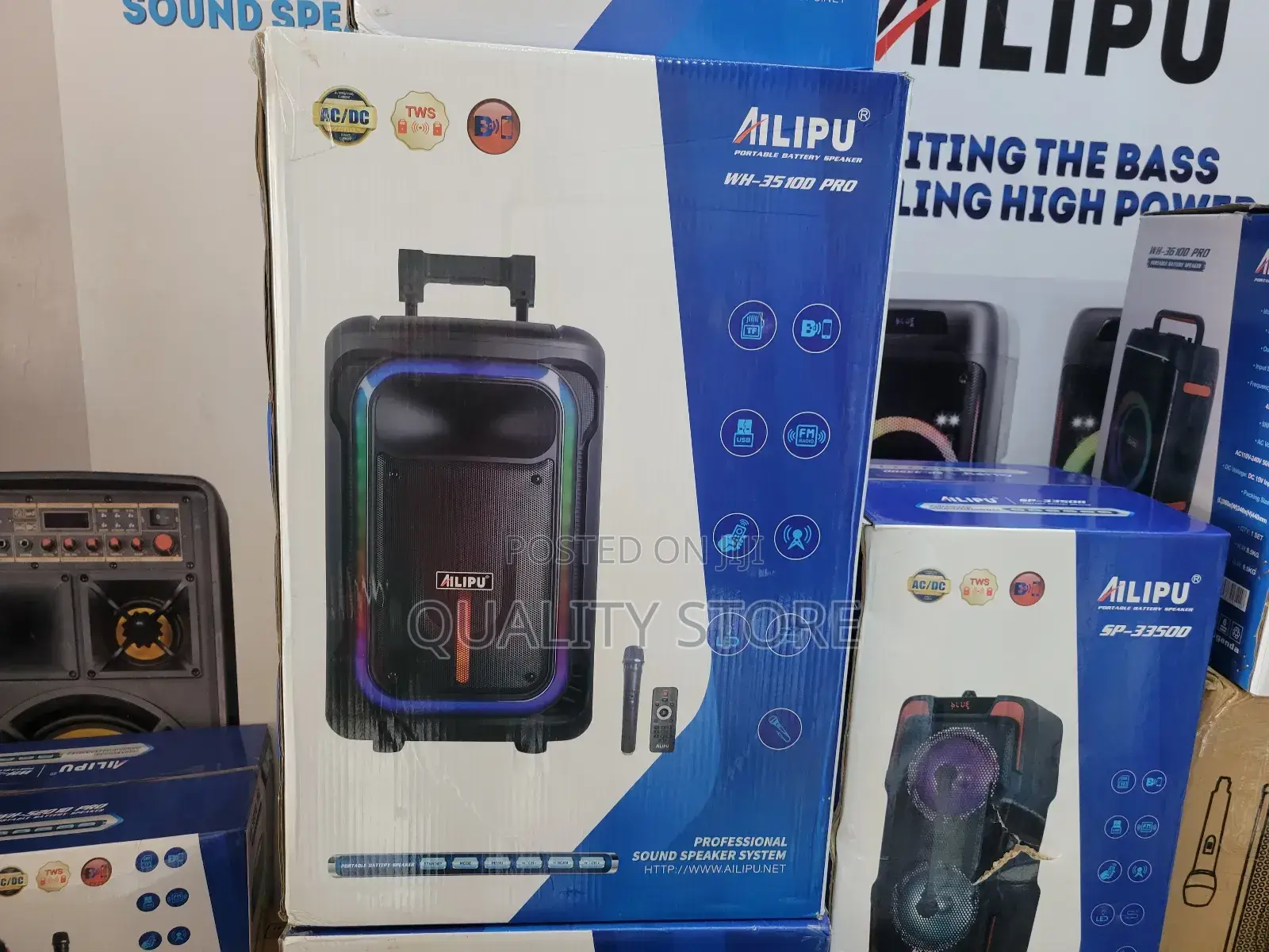 Ailipu Wh-35100 Pro Proffessional Sound Speaker System