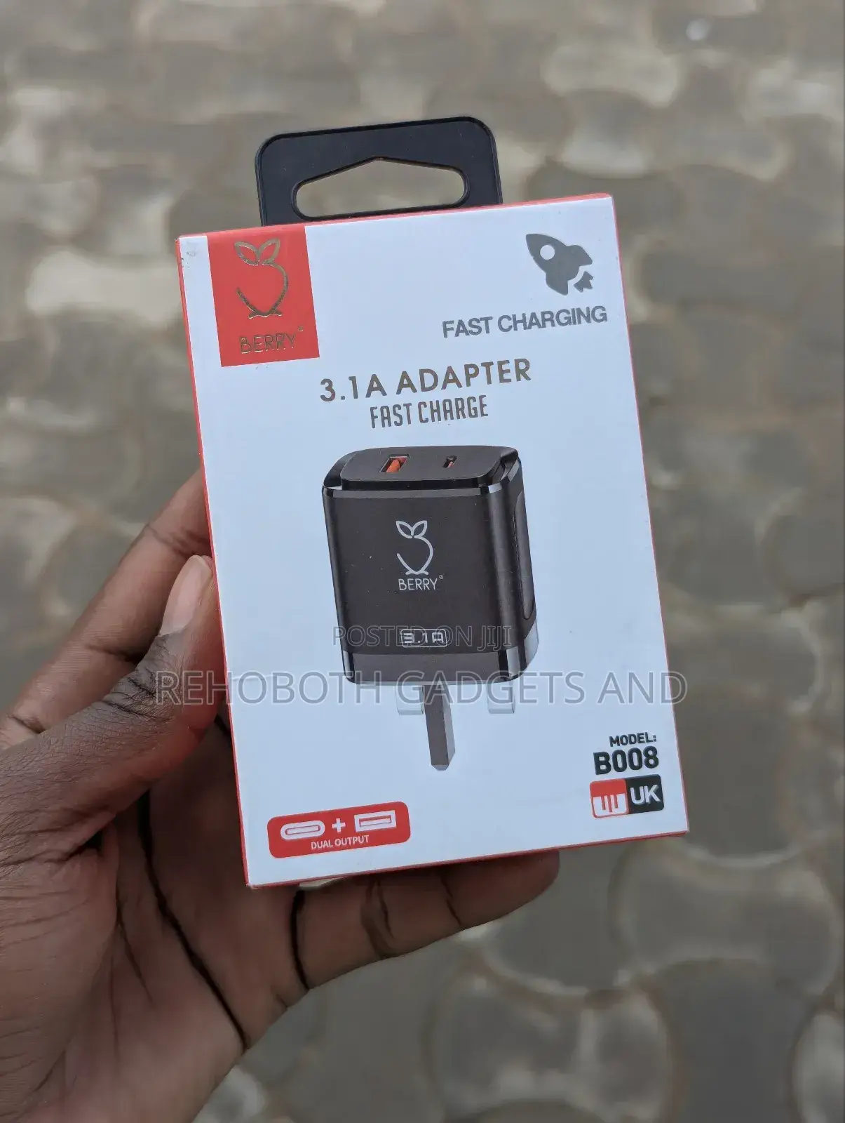 Berry B008 3.1a Fast Charge Adapter