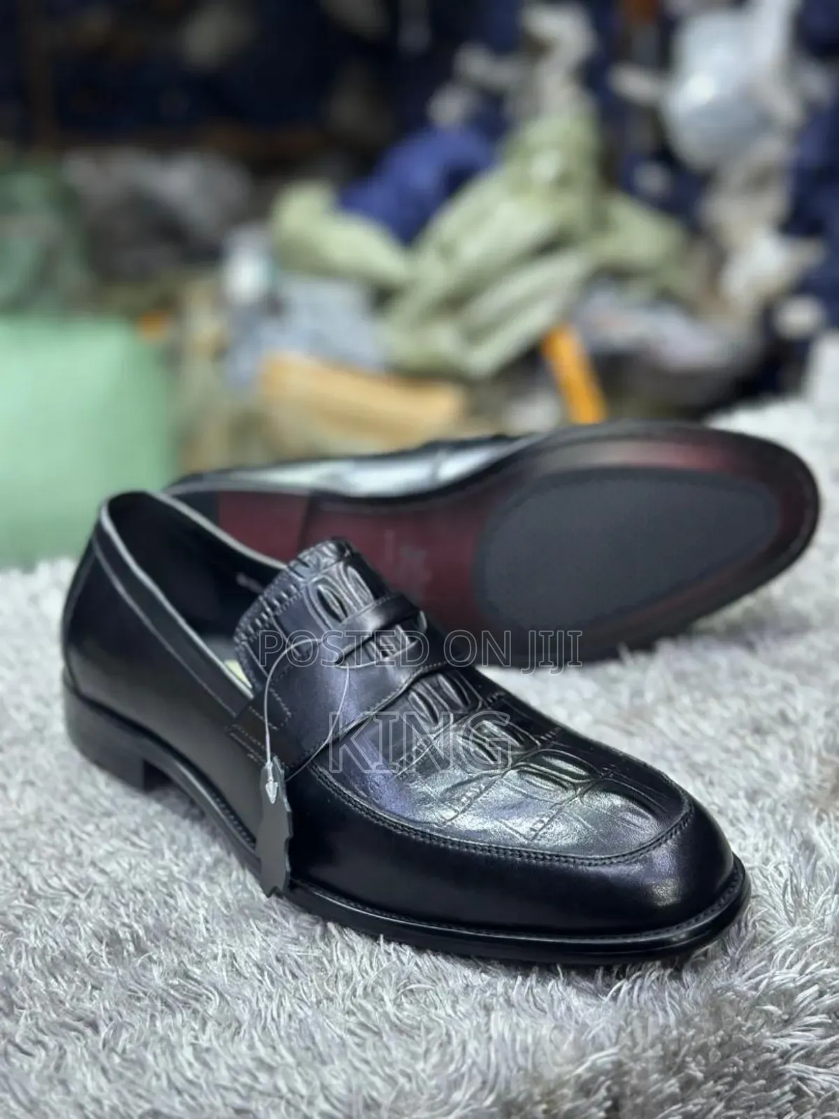 Clear Leather Steps Gentle Shoes