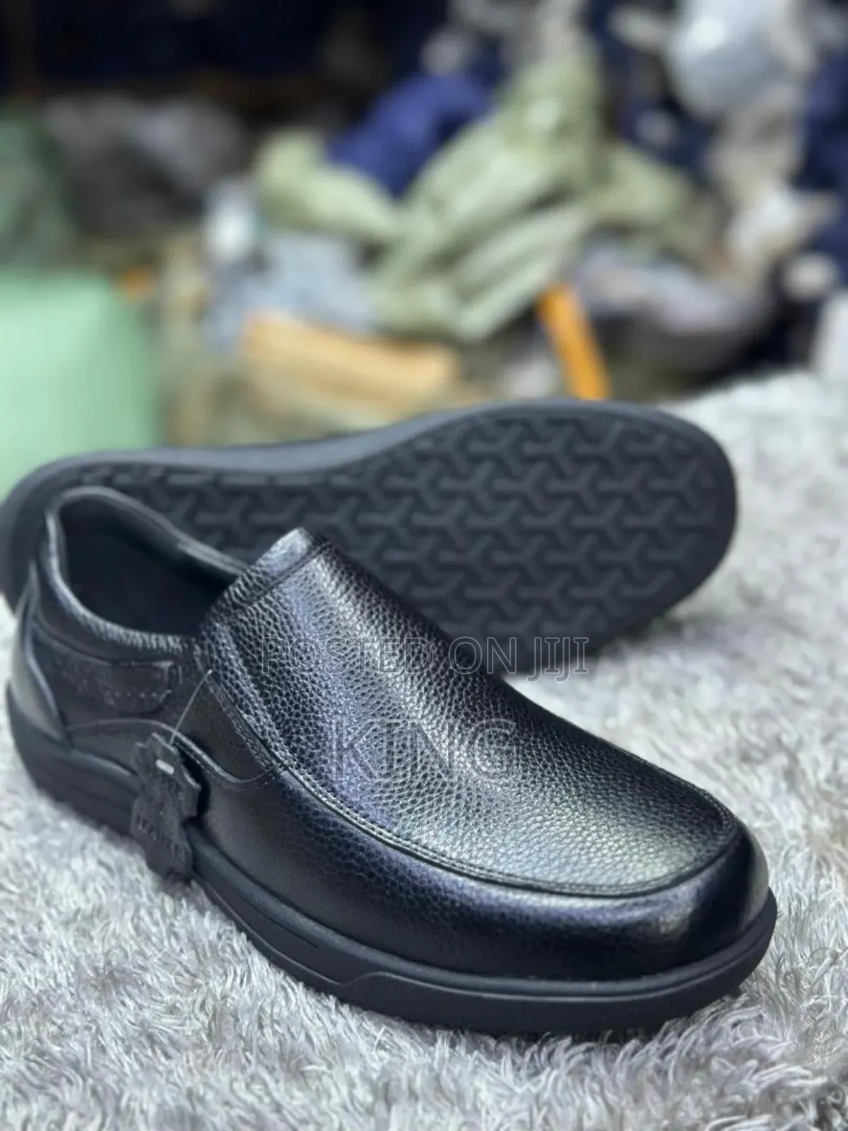 Clear Leather Steps Gentle Shoes