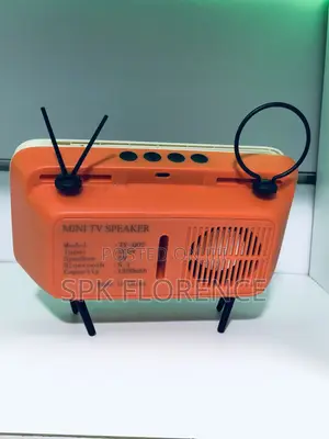 Classical Tv Phone Holder +Bluetooth Speaker