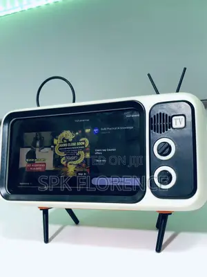 Classical Tv Phone Holder +Bluetooth Speaker
