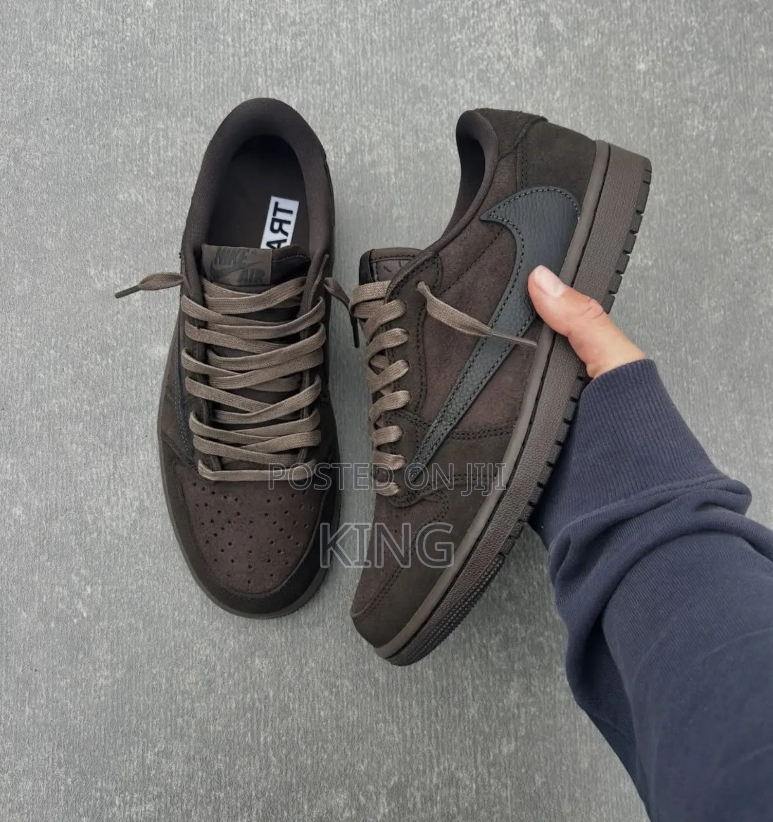 Nike Air Jordan 1 Low Og Sp in the "Velvet Brown" Sneakers