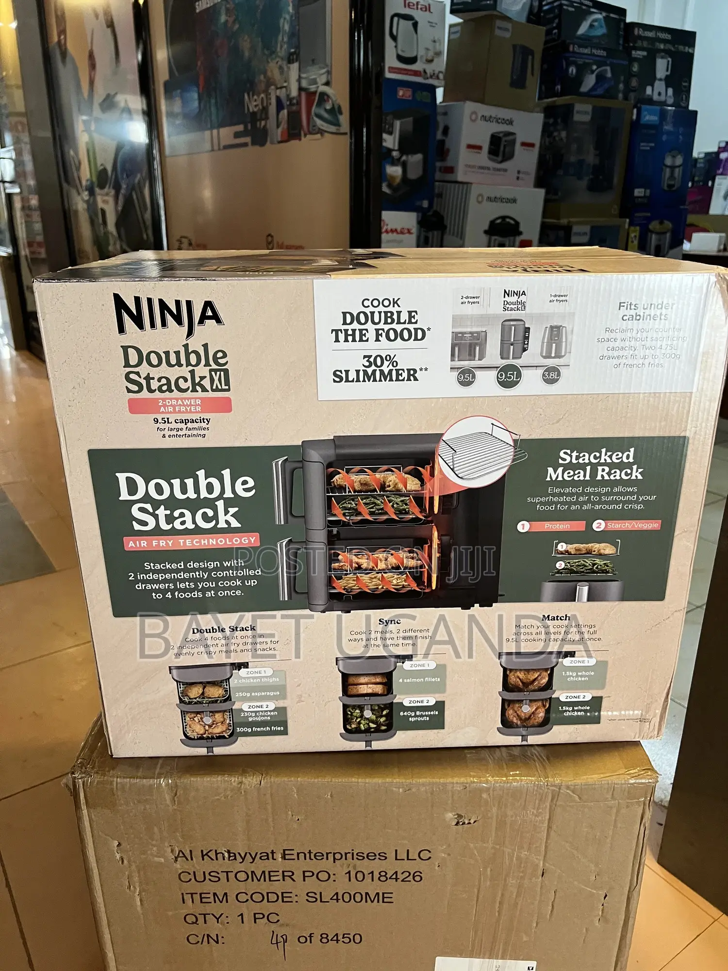 Ninja 9.5l Double Stack Air Fryer Xl