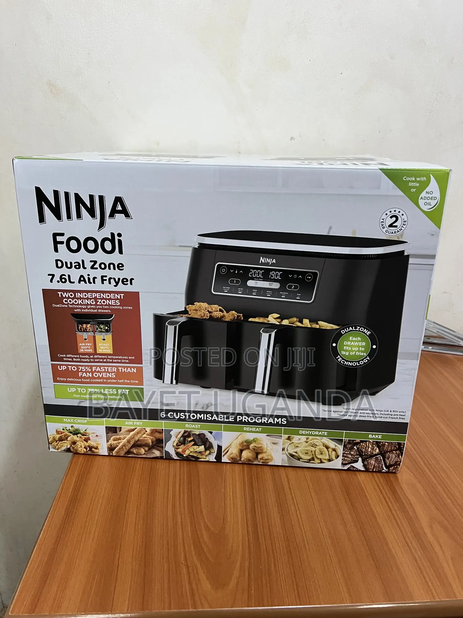 Ninja Foodi 7.6l Dual Zone Air Fryer