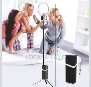 10inch Portable Foldable Rechargeable Ring Light