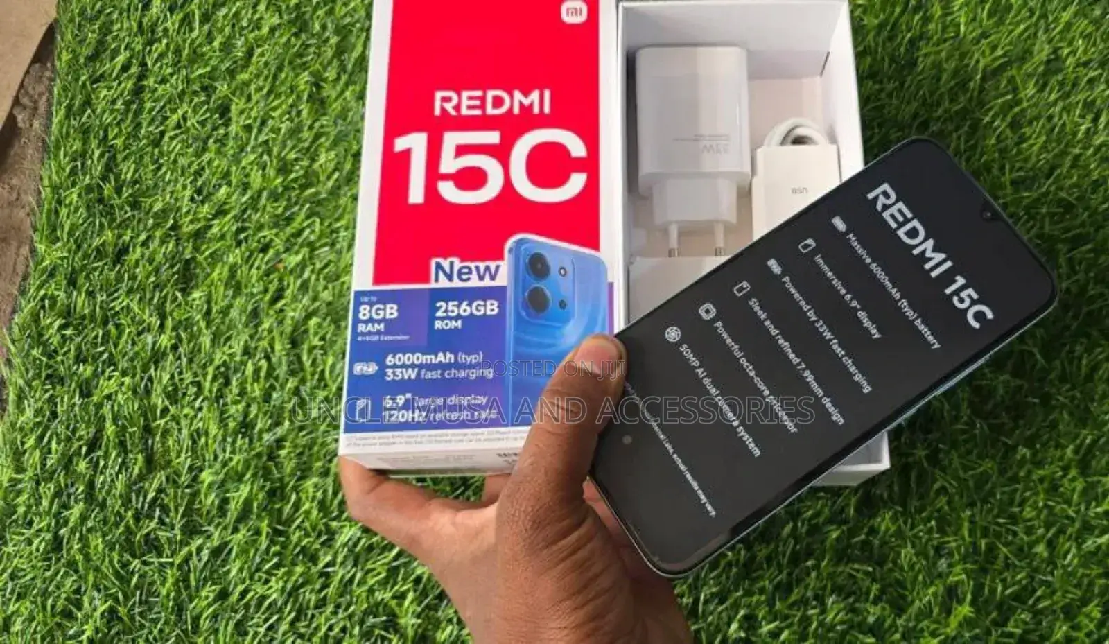 New Xiaomi Redmi 15C 4G 256 GB Green