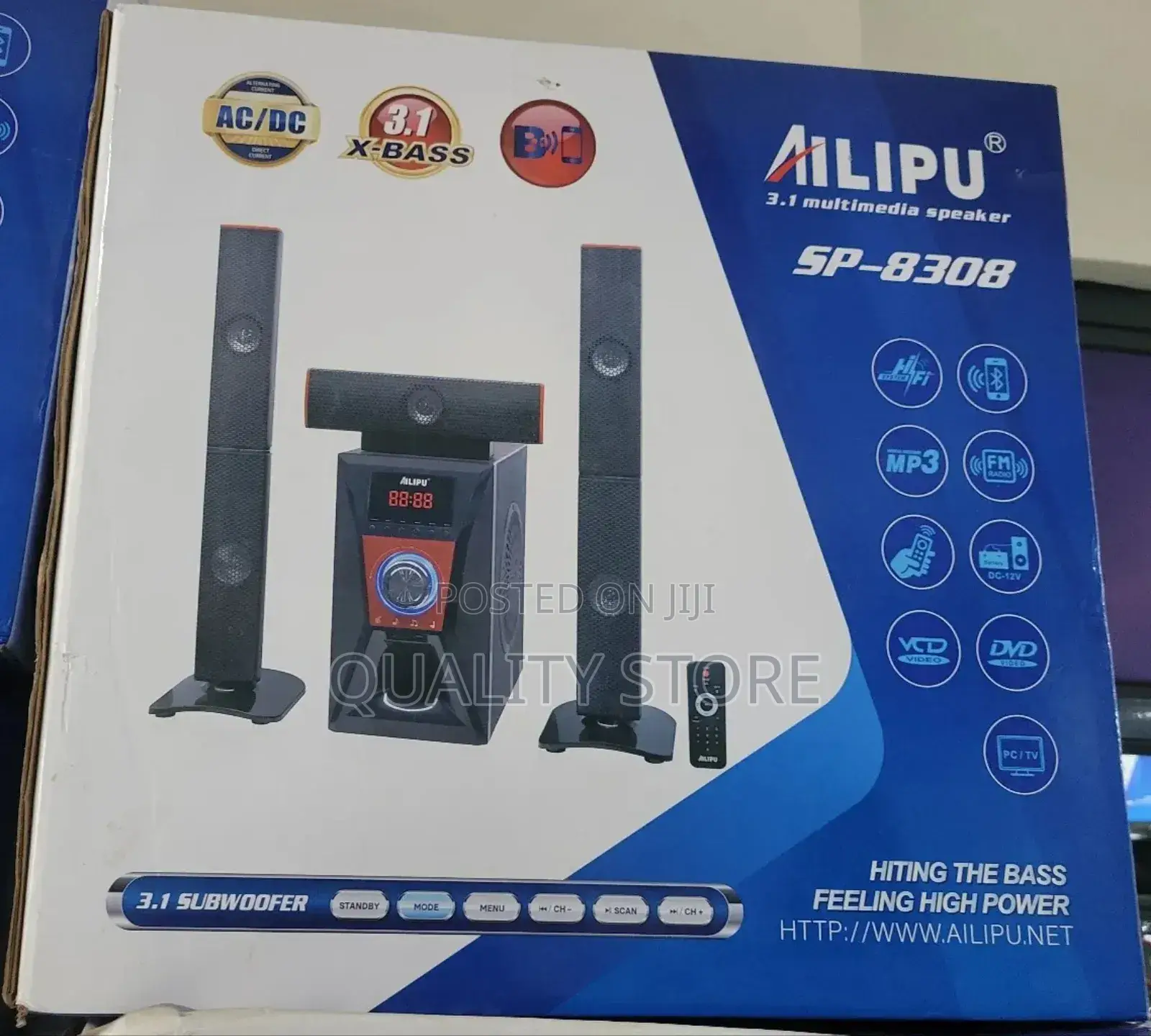 Ailipu 3.1 Multimedia Speaker System Sp-8308