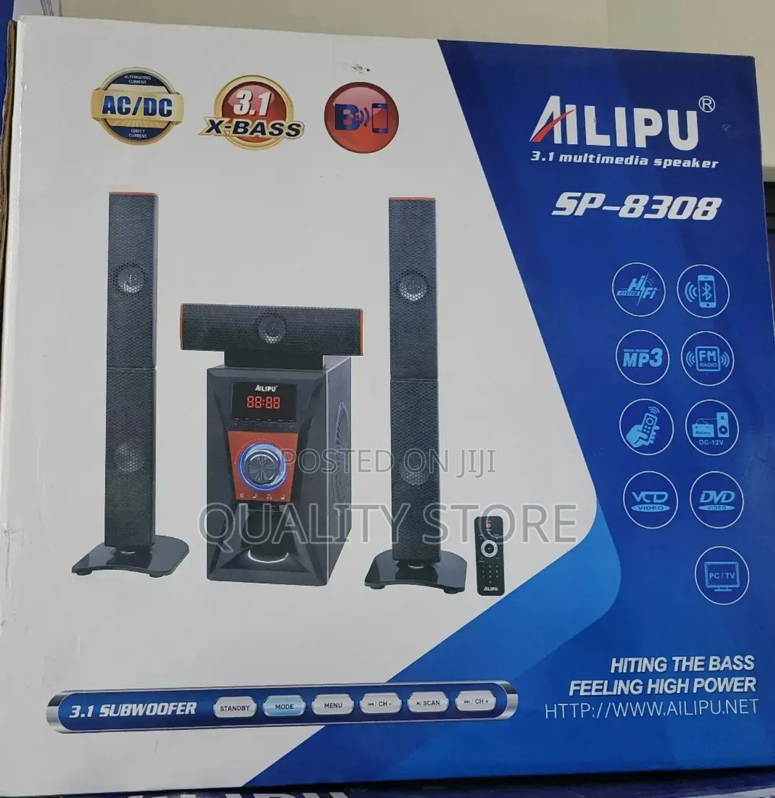 Ailipu 3.1 Multimedia Speaker System Sp-8308
