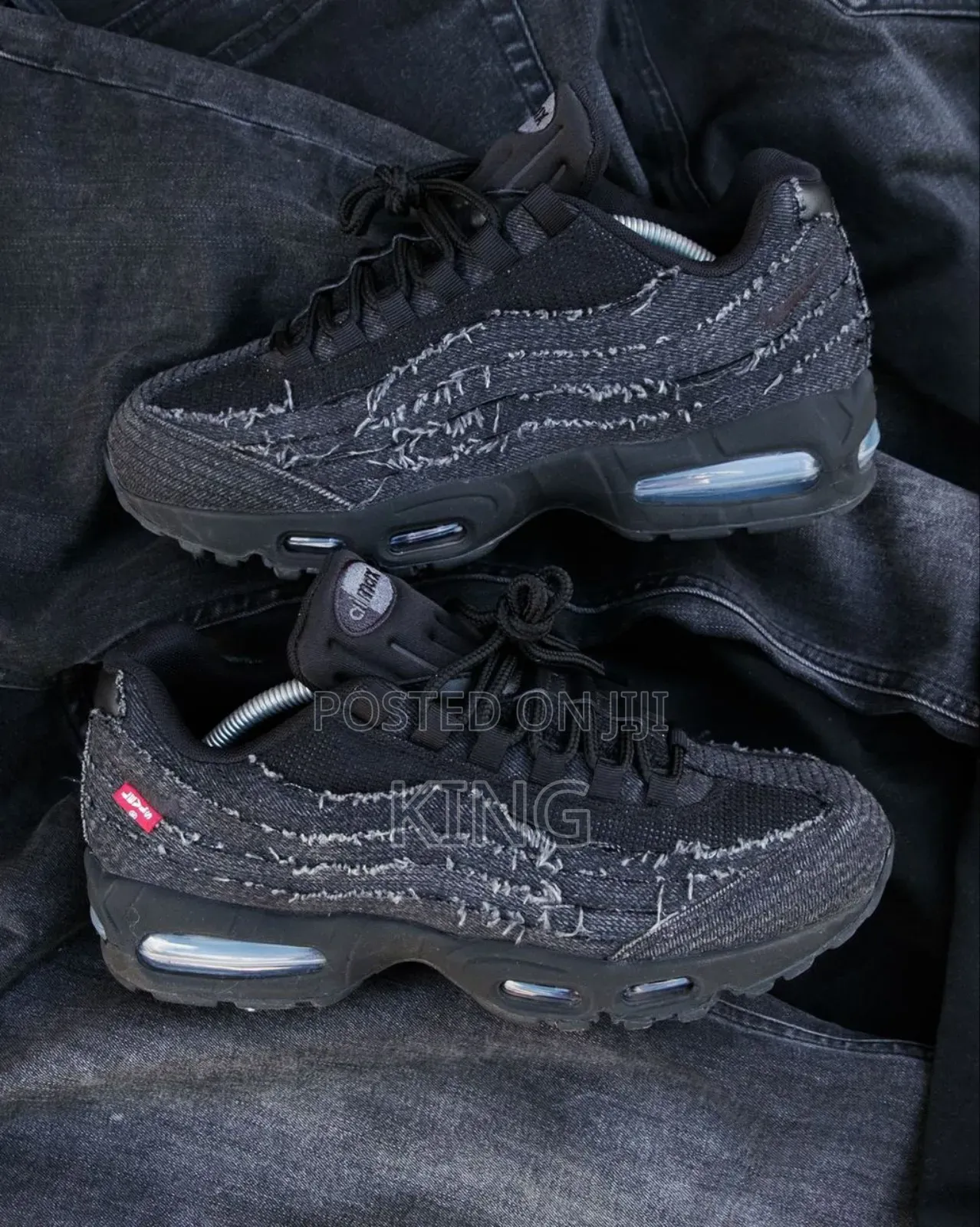 Nike Air Max 95 Og Levi's Black Sneakers Supreme