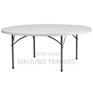 Flash Furniture 6ft Round All-Occasion Plastic Folding Event Table