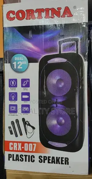 Cortina 12" Dual CRX-007 Plastic Speaker