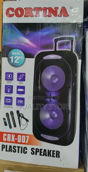 Cortina 12" Dual CRX-007 Plastic Speaker