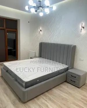 Five by Six Gray Bed